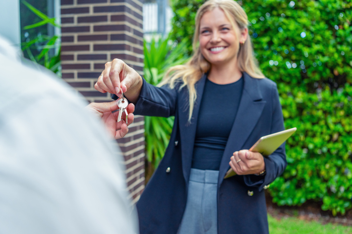 Handing keys to a Liverpool buyer